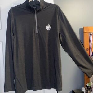 Men’s Dunning Golf Trump National Bedminster black quarter-zip